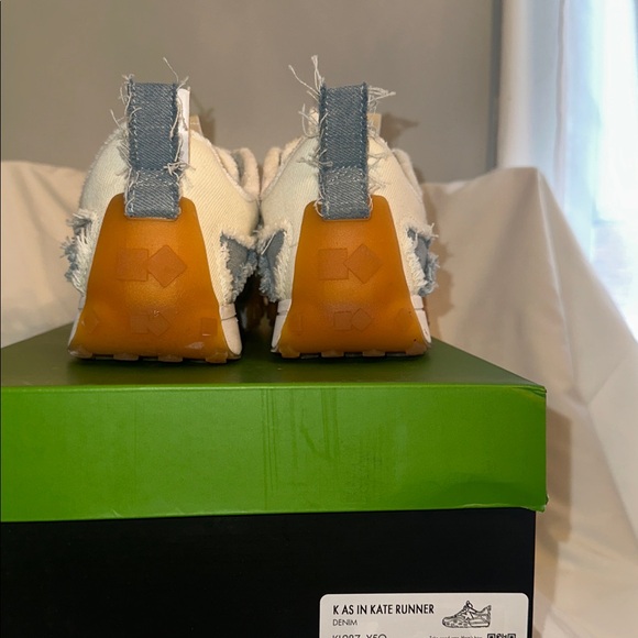 Kate Spade Denim Blue and White Sneakers - Picture 4 of 4